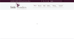 Desktop Screenshot of littlewondersultrasound.com